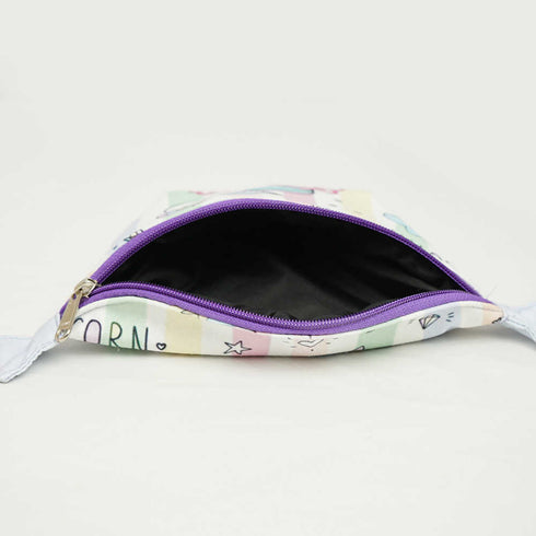 Personalised Unicorn Printed Kids Waist Pouch